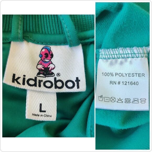 Rare Kidrobot limited edition zip track jacket sz L - Picture 8 of 9
